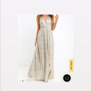 Gently used Everything Gold LuLus Dress